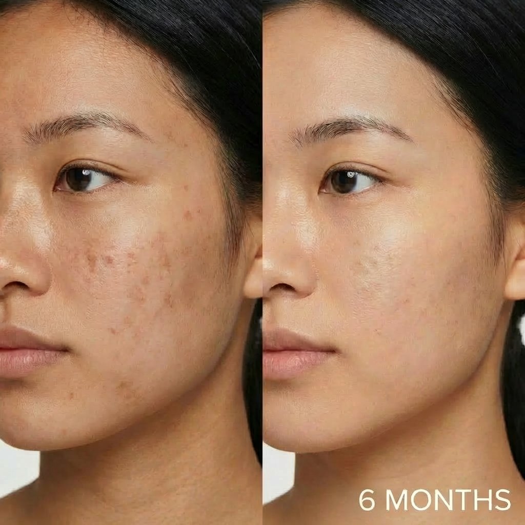 Before and after result